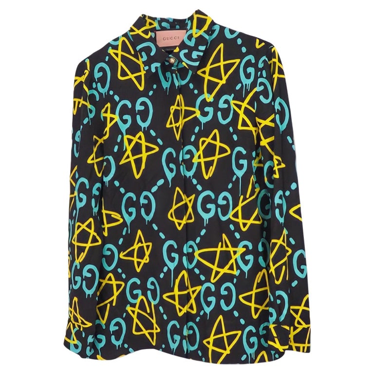 Gucci Ghost Printed Shirt 42) 443492