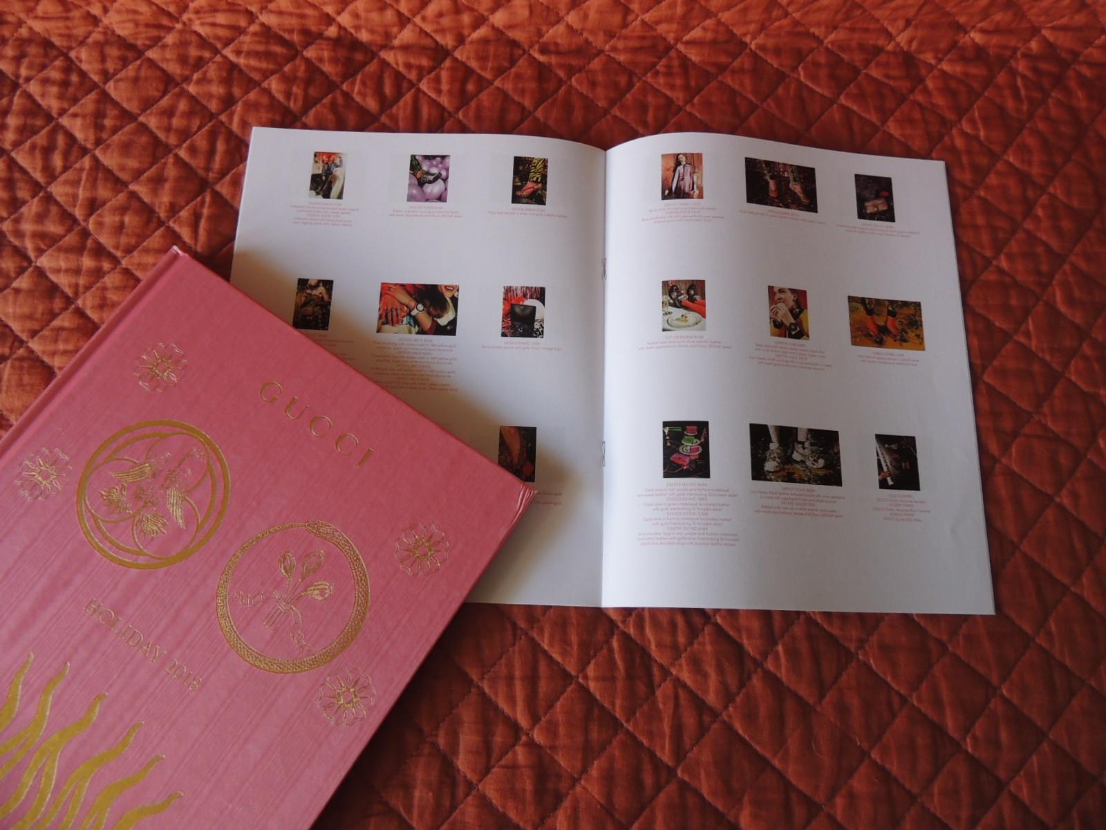 Machine-Made Gucci Gifts Catalog Hardcover Coffee Table Book Holiday, 2018