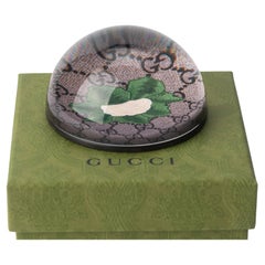 Gucci Glass Paperweight W/Original Box