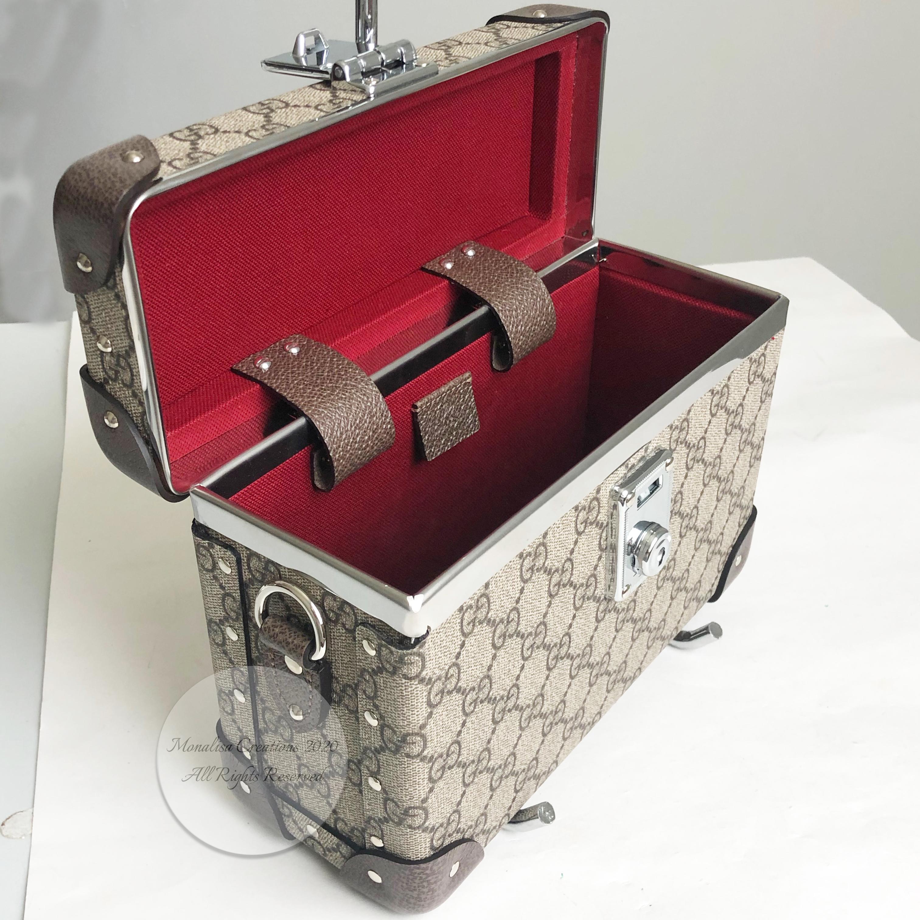 Gucci Globetrotter GG Beauty Case F/W 2018 Runway Collection at 1stDibs