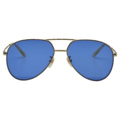 Gold Aviator-Sonnenbrille von Gucci