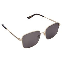 Gucci Gold Frame Square Sunglasses GG0852SK