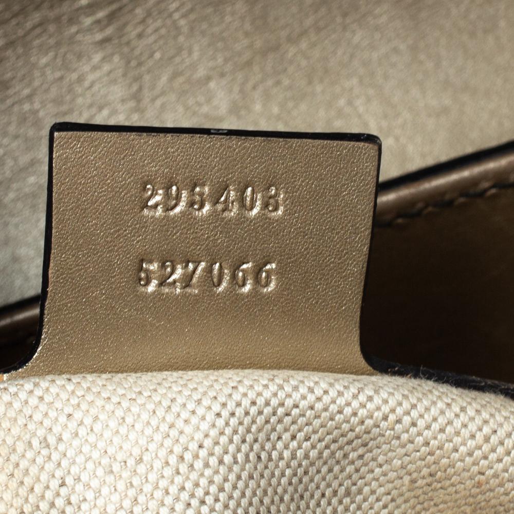 Gucci Gold Guccissima Leather Large Emily Chain Shoulder Bag 3
