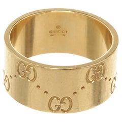 Gucci Gold Icon Wide Ring