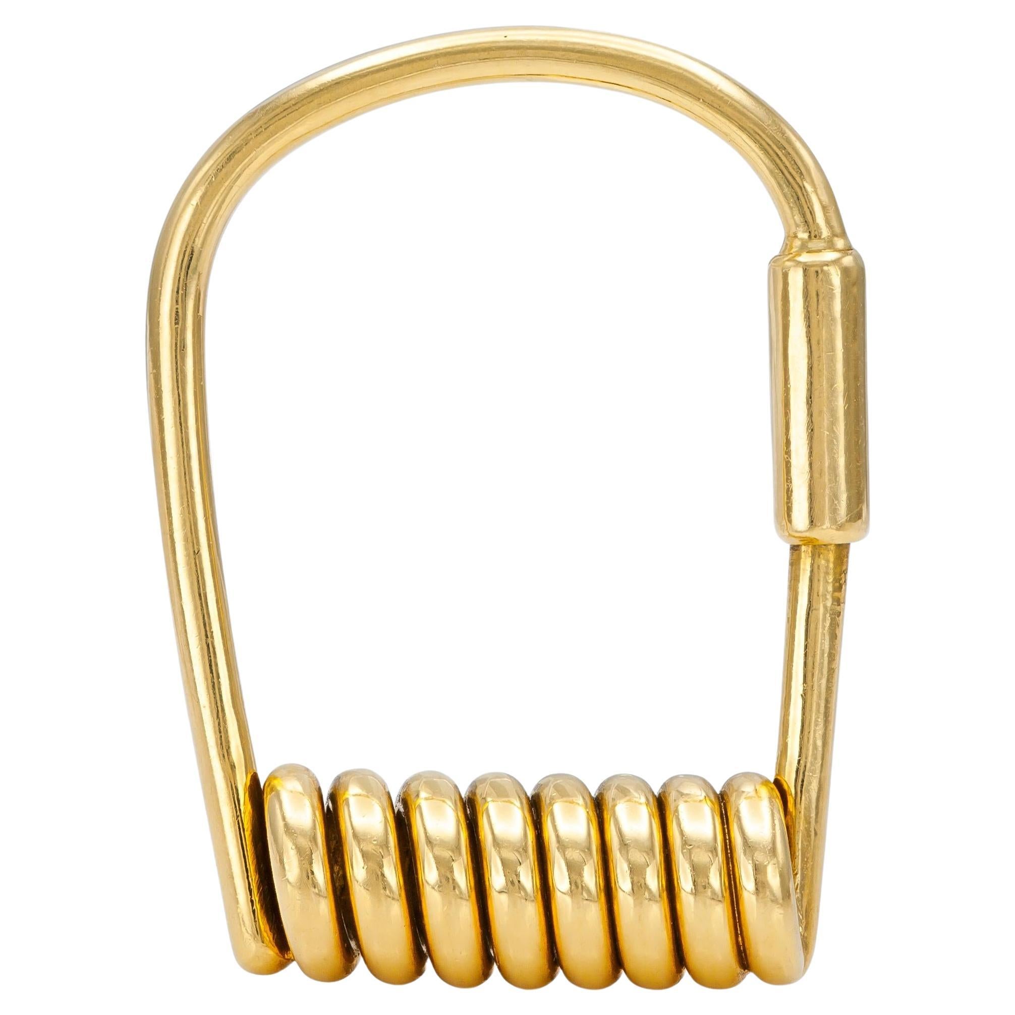 Gucci Gold Key Ring For Sale