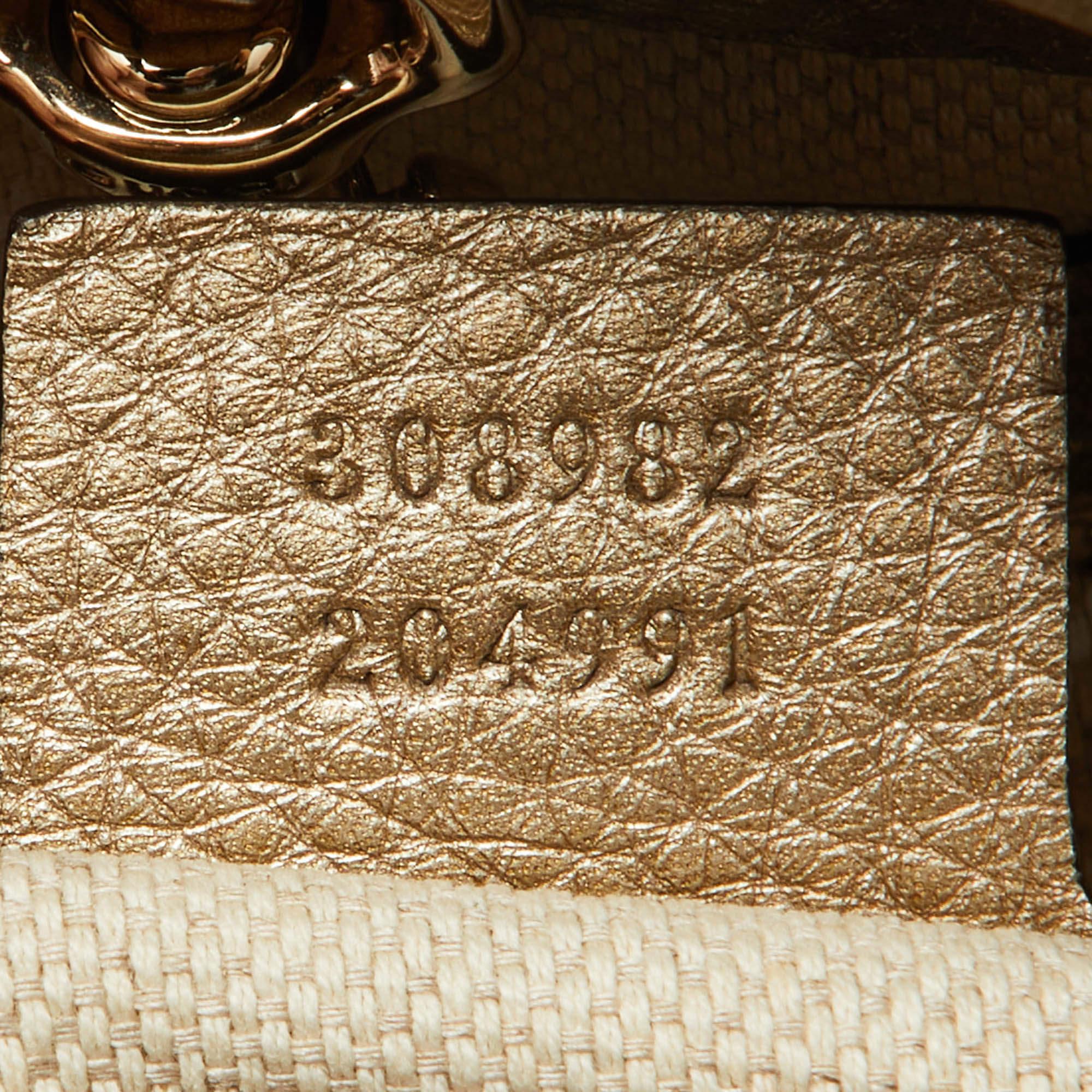 Gucci Gold Leather Medium Soho Chain Shoulder Bag 6