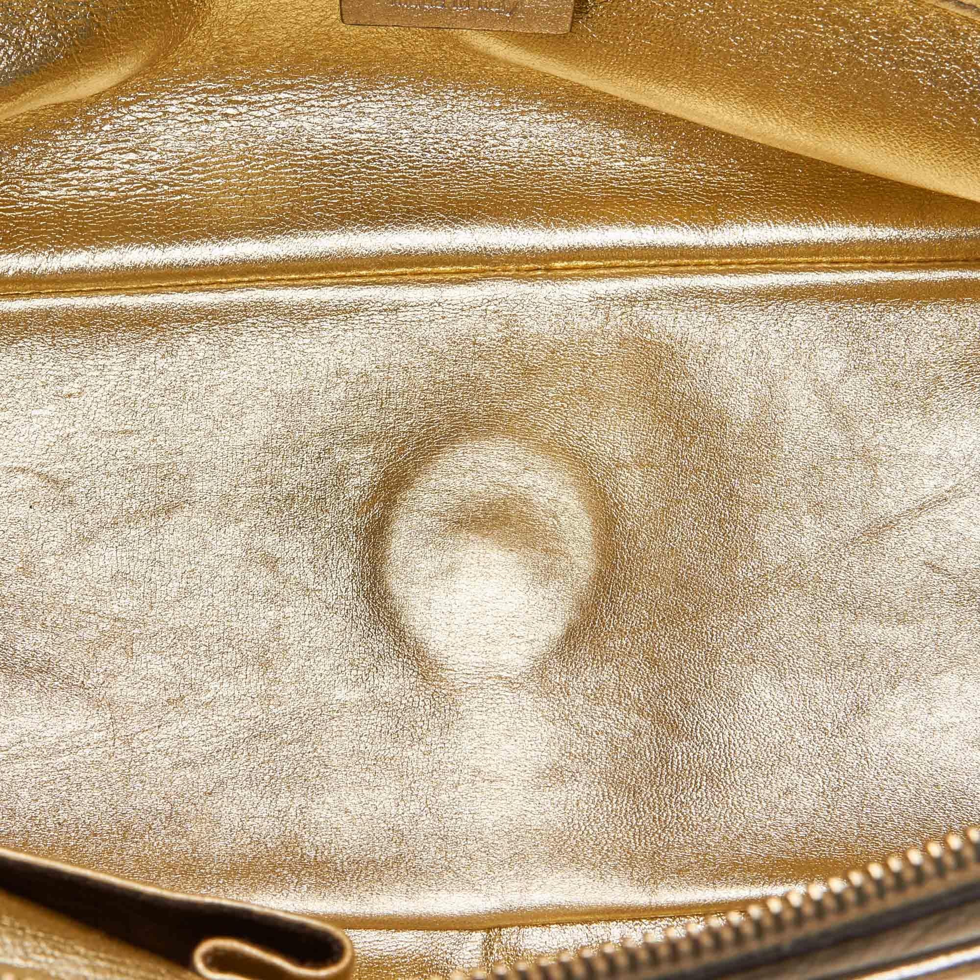 Gucci Gold Leather Princy Shoulder Bag For Sale 1