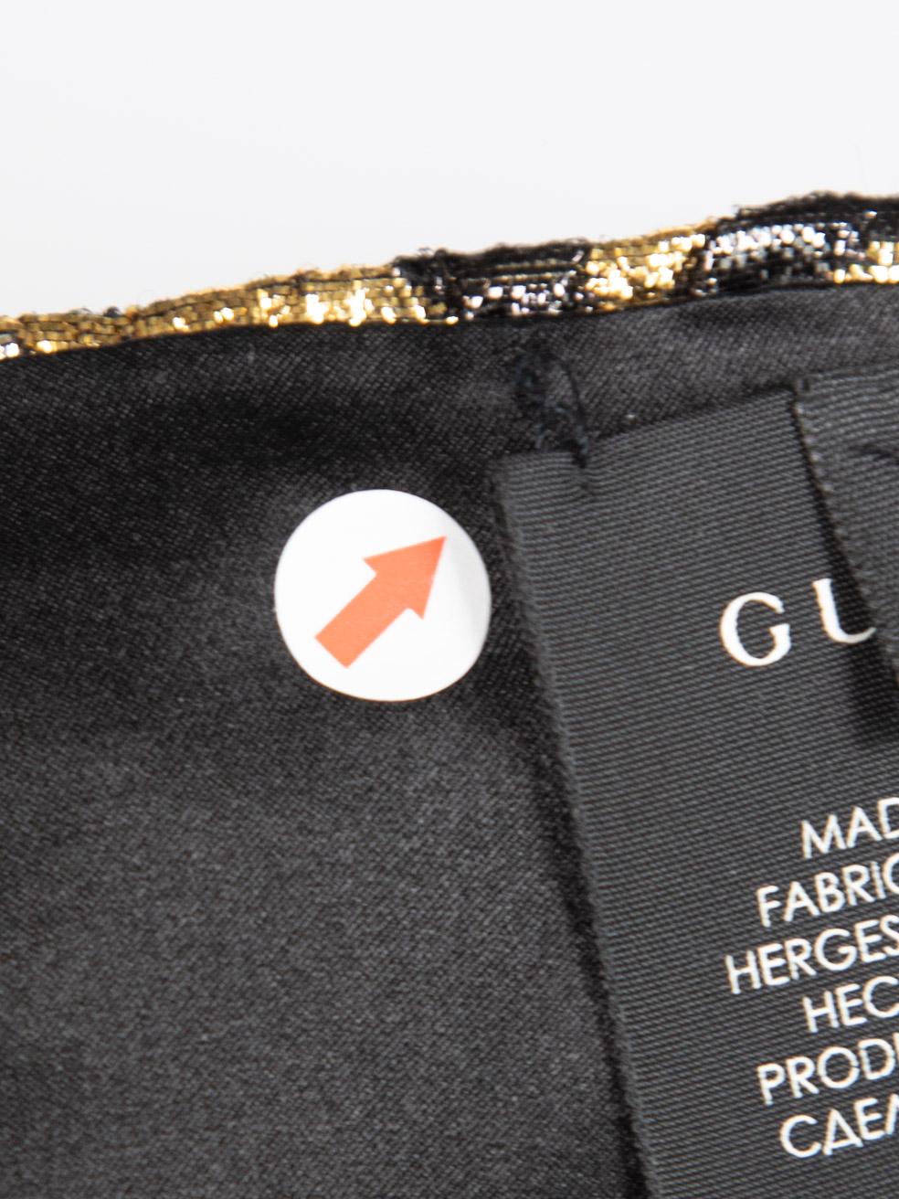 Women's Gucci Gold Leopard Pattern Headband