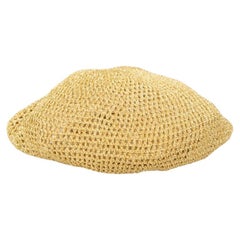 Gucci Gold Metallic Knitted Beret