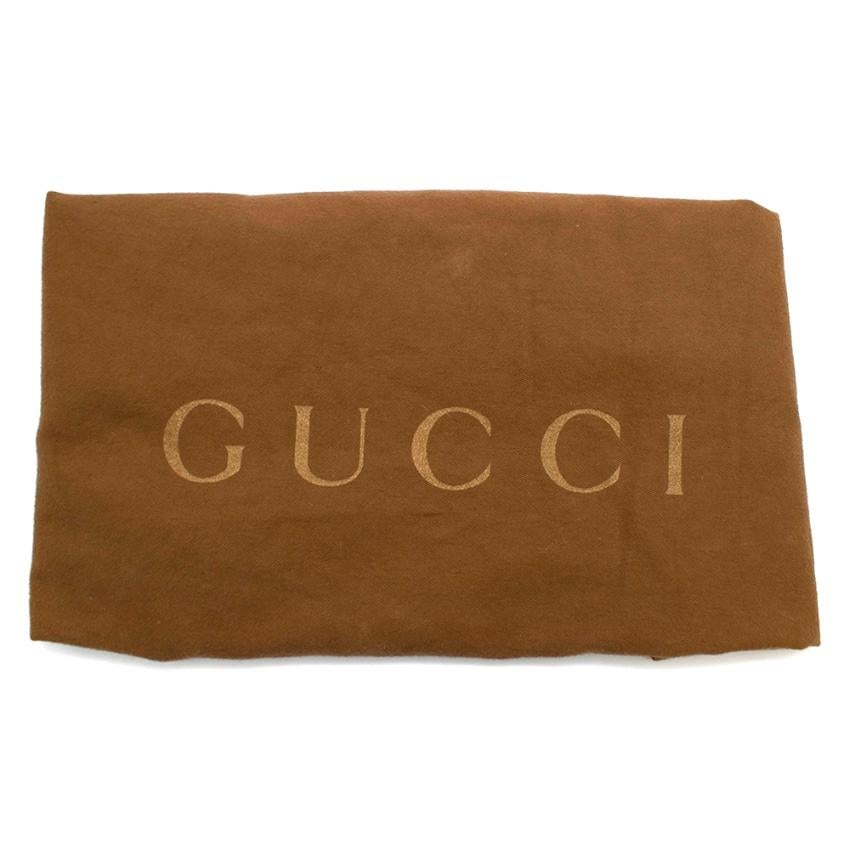 Brown Gucci Gold Monogram Joy Shoulder Bag