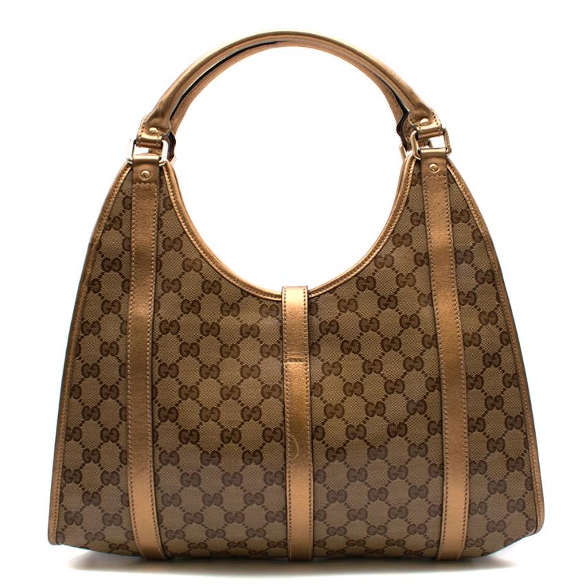 Gucci Gold Monogram Joy Shoulder Bag 1