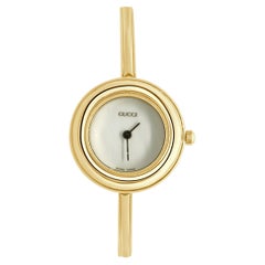 Gucci Gold-Plated Interchangeable Bezel Watch 26mm
