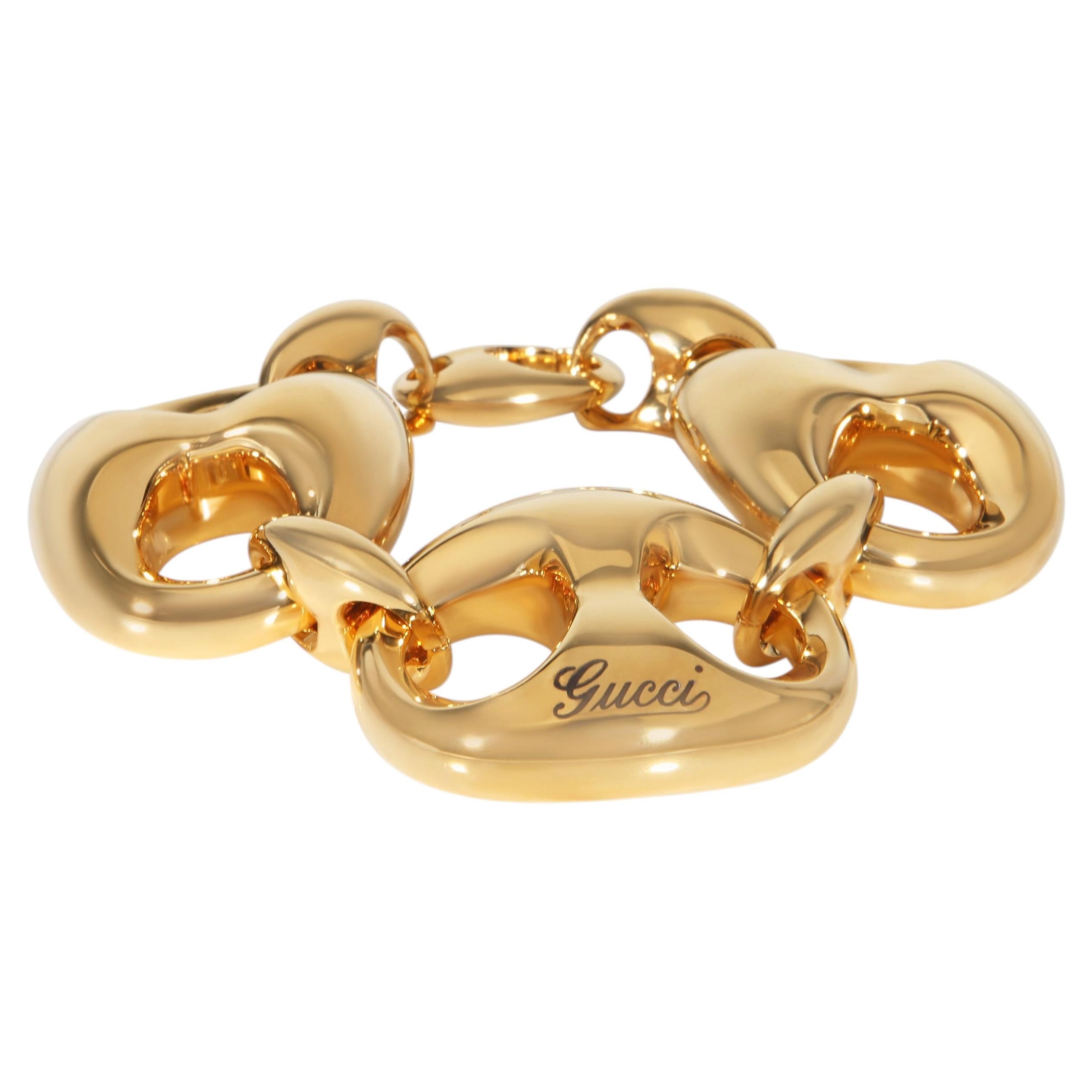 Bracelet « Mariners Link » plaqué or de Gucci