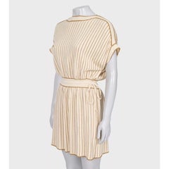 Gucci Gold Stripe Dress Size XS