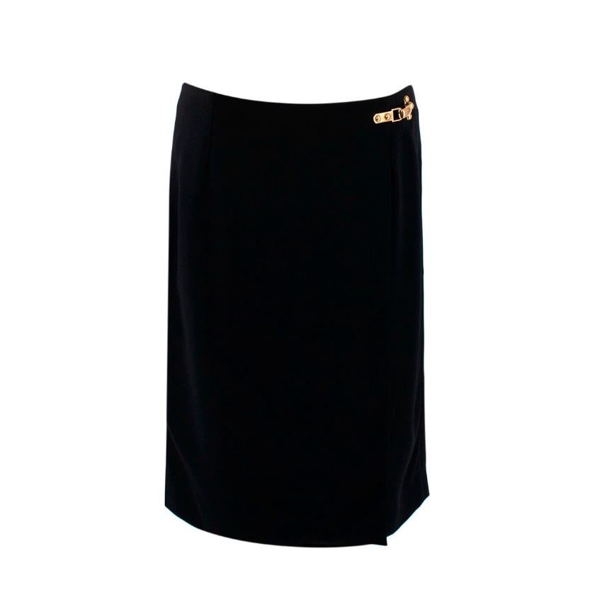 Gucci Gold Tone Hook Embellished Skirt For Sale