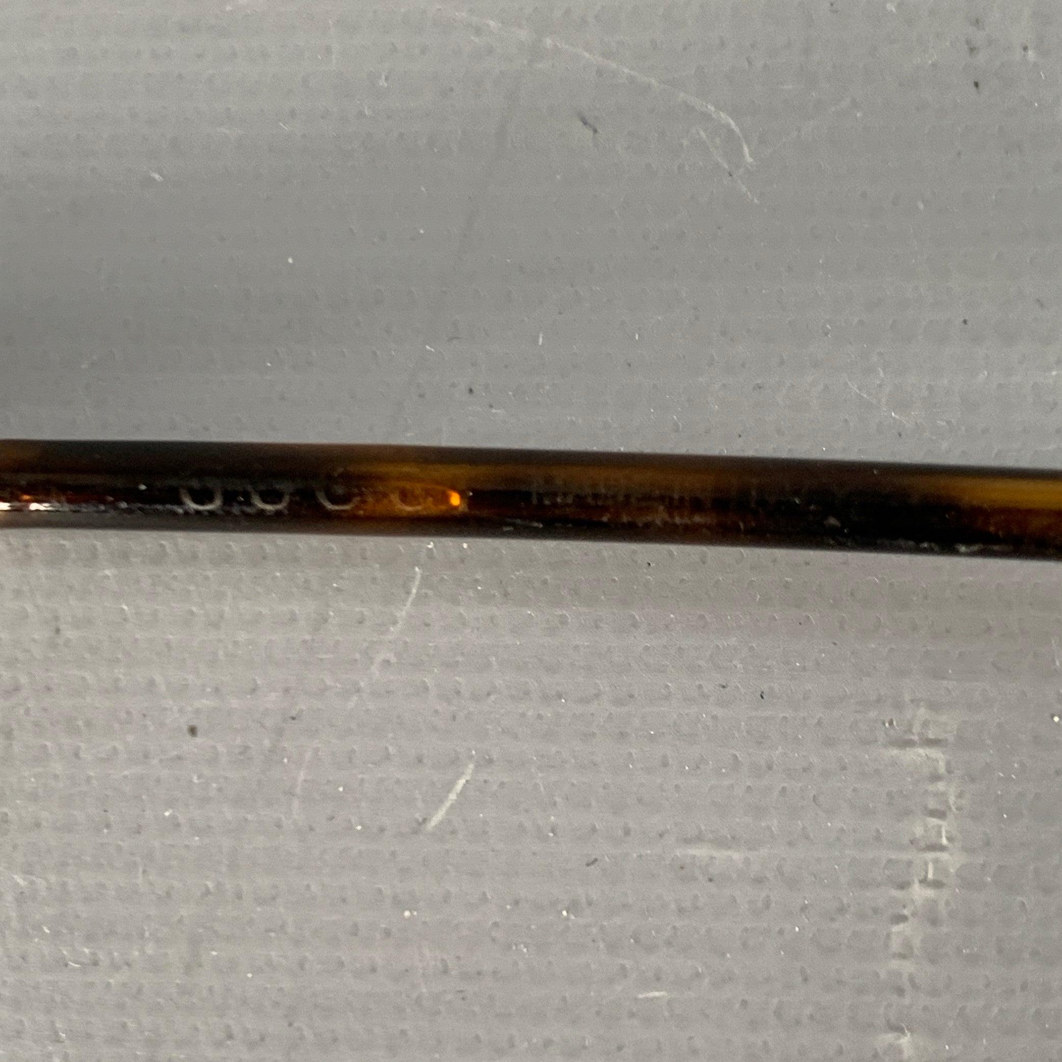 Montature per occhiali da vista GUCCI Gold Tortoise Shell Metal in vendita 3
