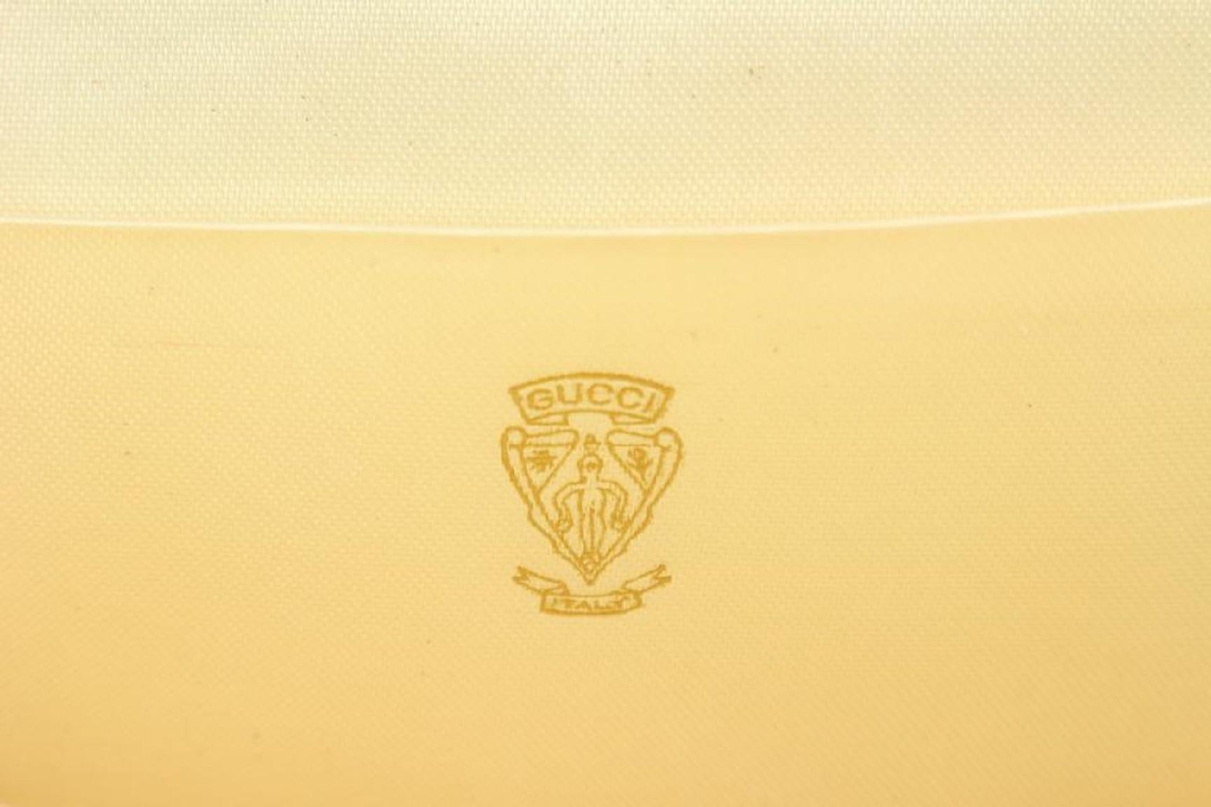 Gucci Gold Woven Mesh Minaudiere Rope Crossbody74ggs726 In Good Condition In Dix hills, NY