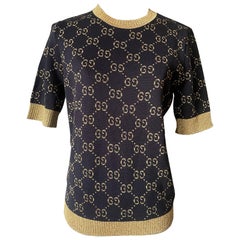 Gucci golden monogram sweater