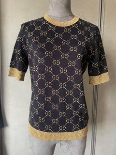 Gucci golden monogram sweater