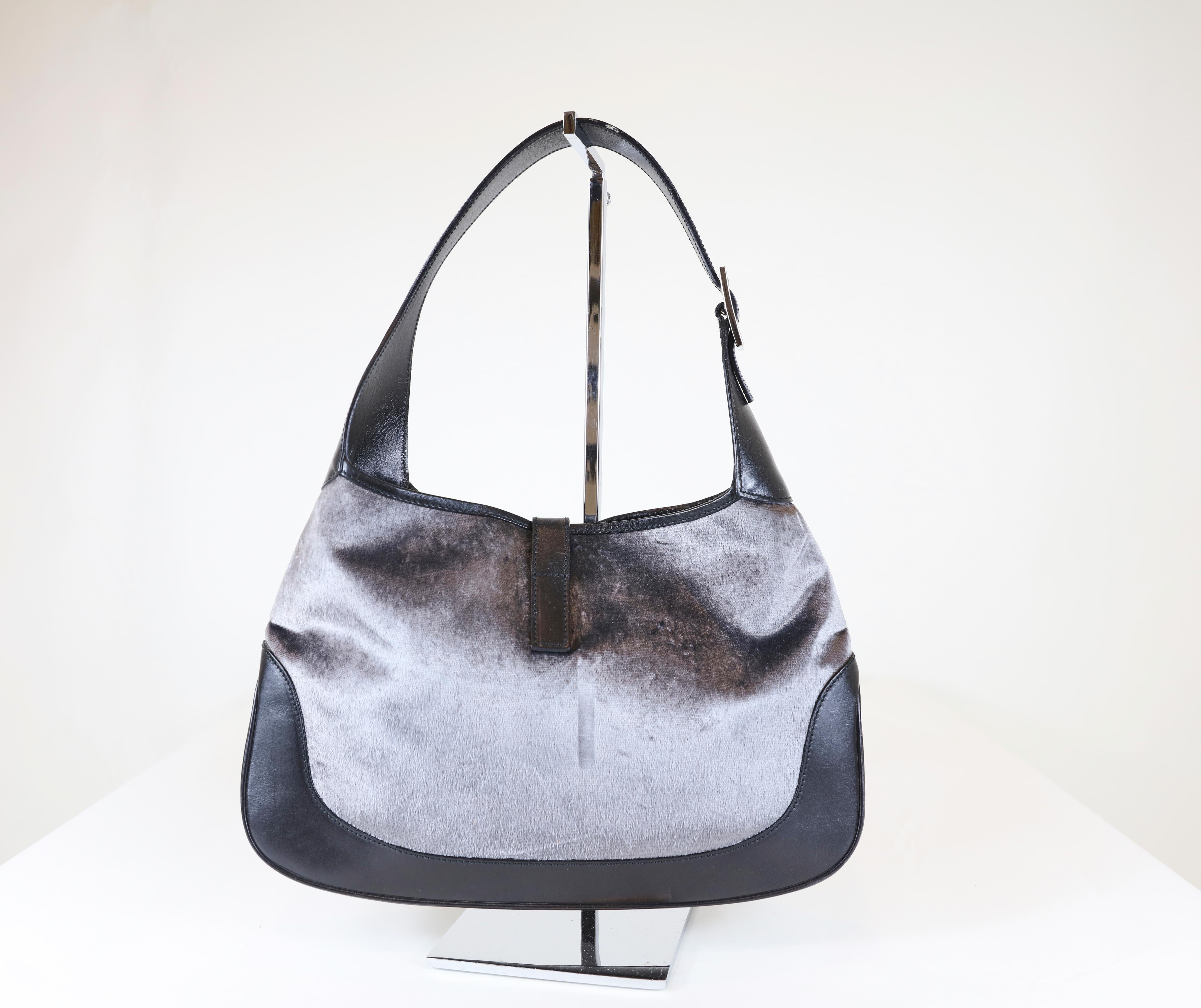 gray hobo handbag