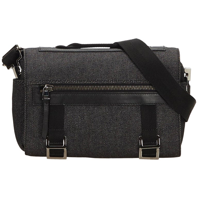 Gucci Gray Denim Camera Bag For Sale at 1stdibs