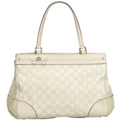 Gucci Gray  Leather Guccissima Mayfair Tote Italy