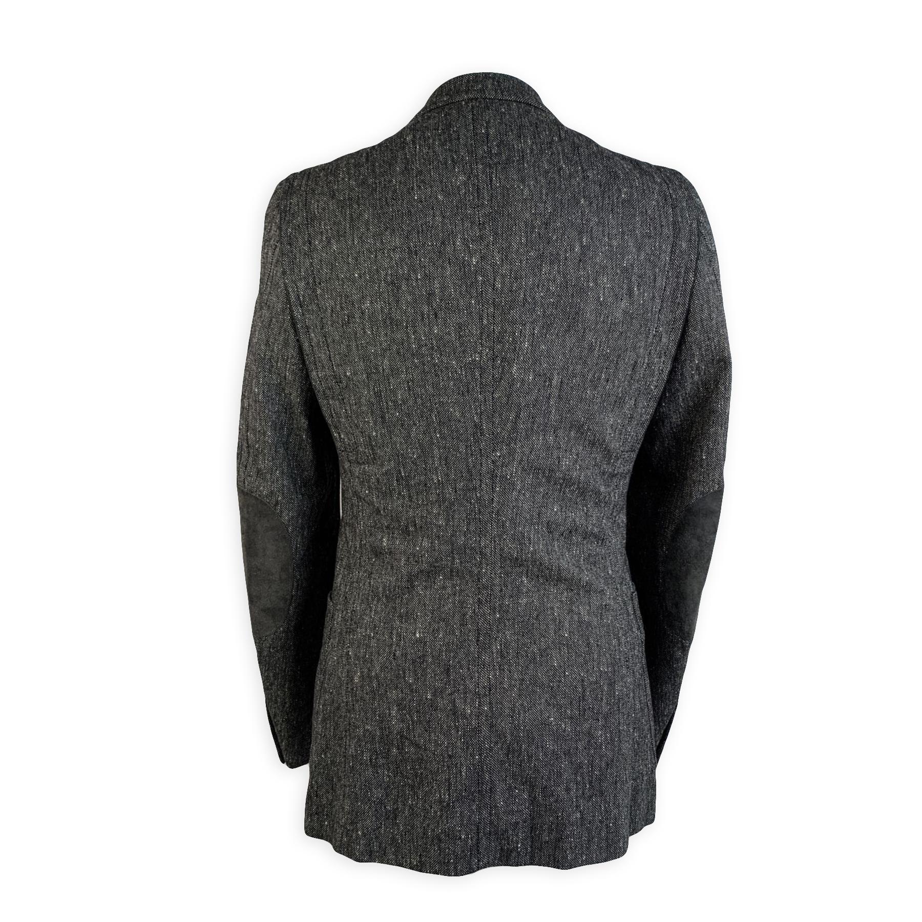 gray wool blazer