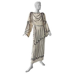 Gucci Grecian Runway Jeweled Evening Dress