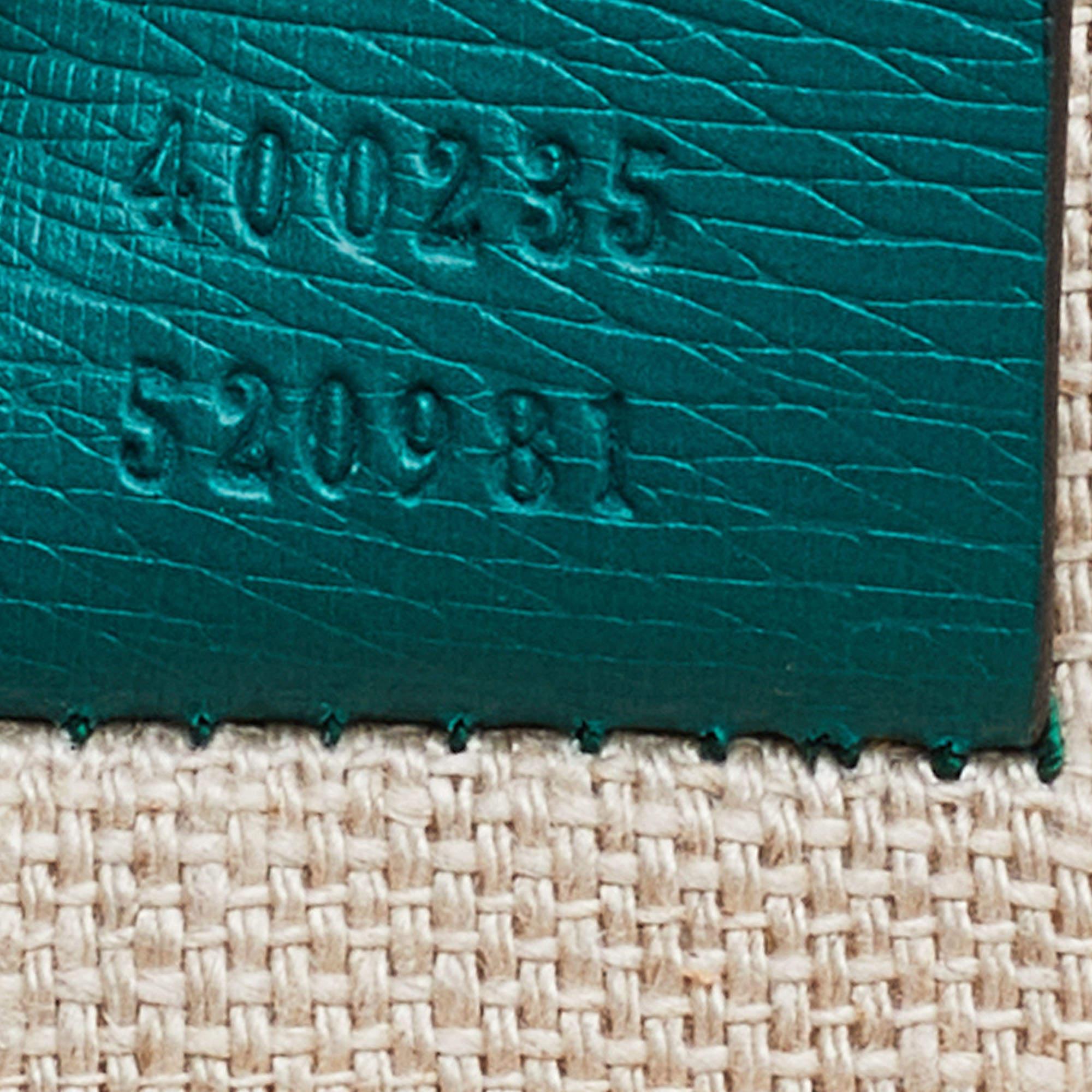Gucci Green Blooms Leather Medium Dionysus Shoulder Bag 8
