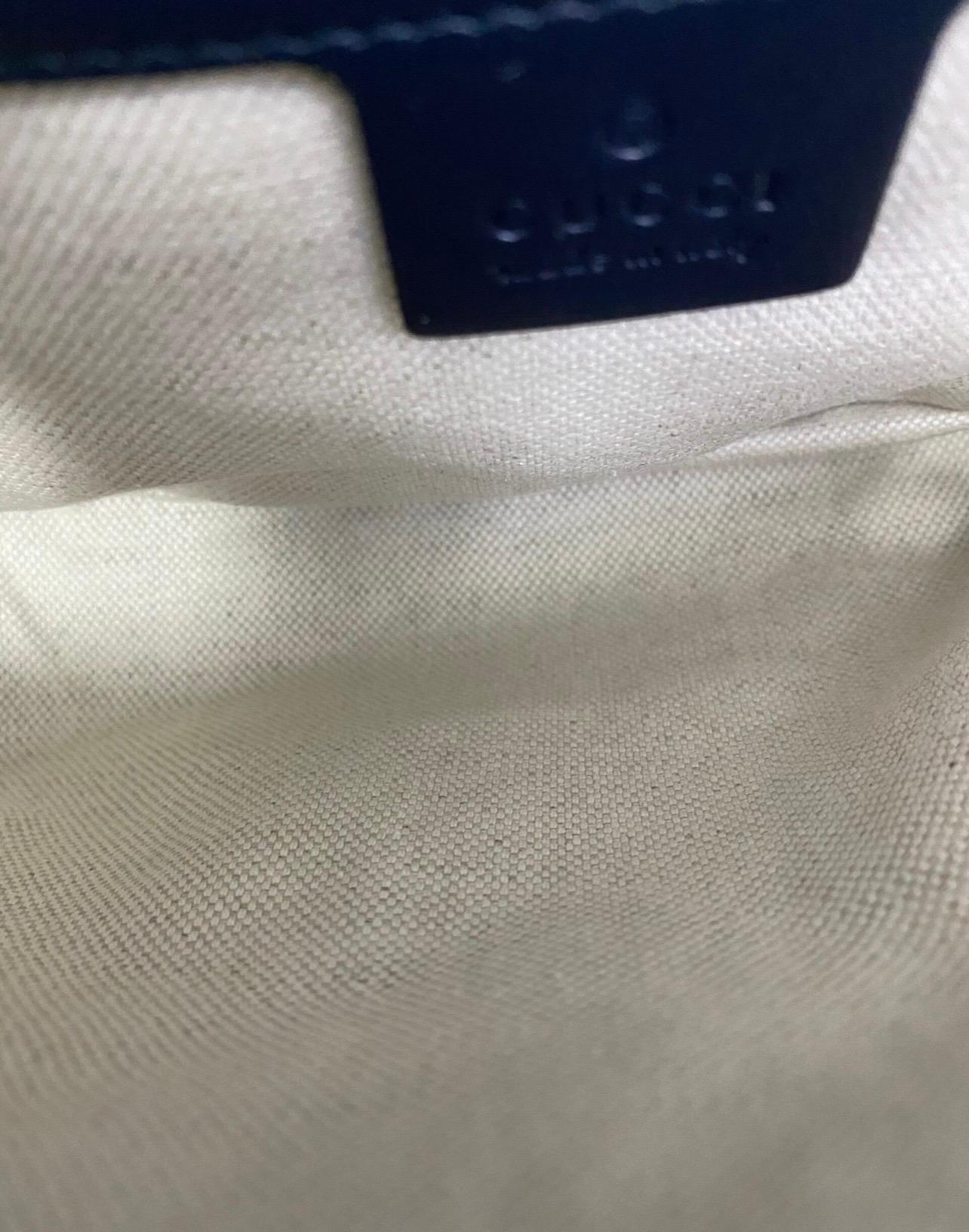 Gucci Green Canvas Marmont Tasche 3