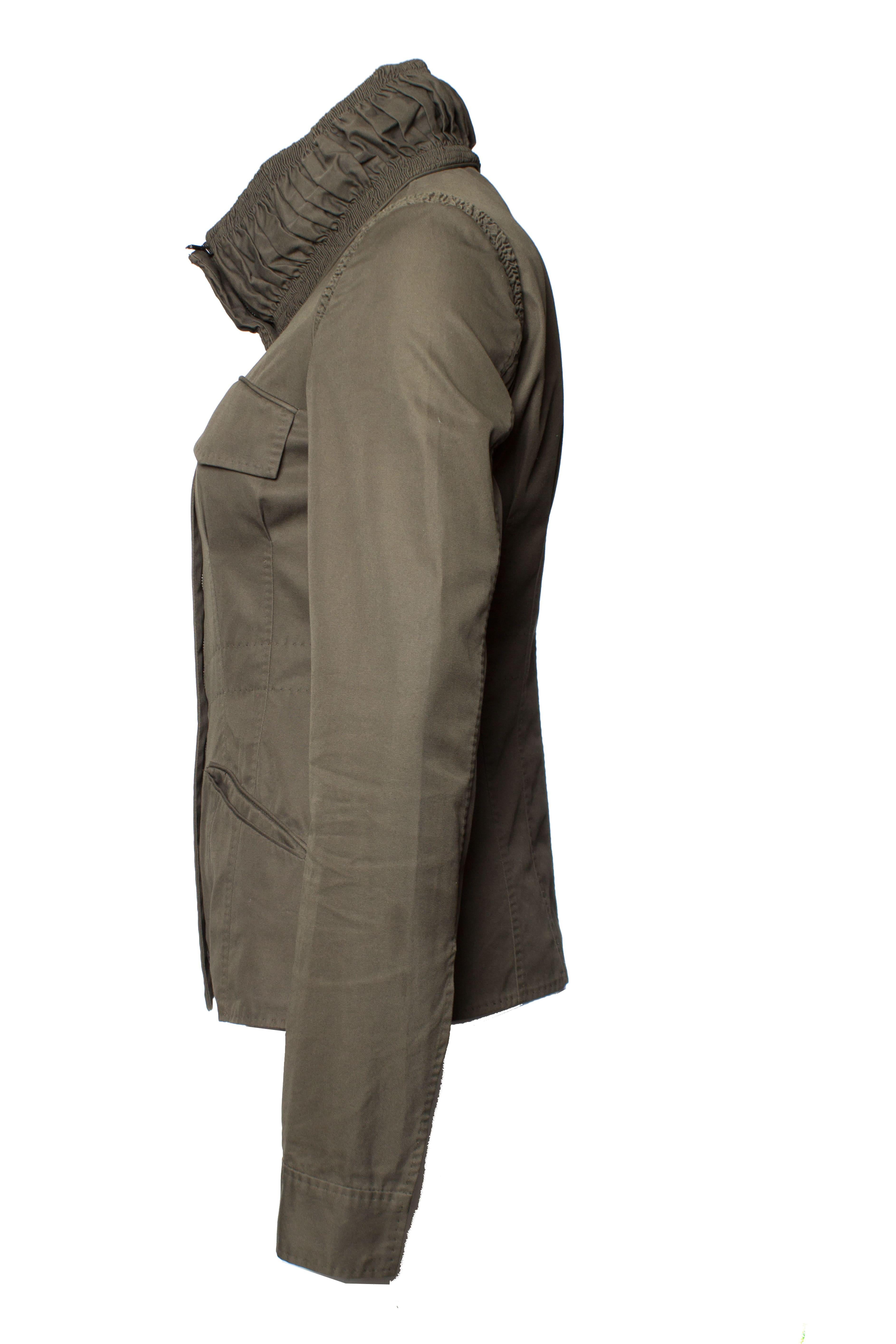 Black Gucci, Green cotton jacket