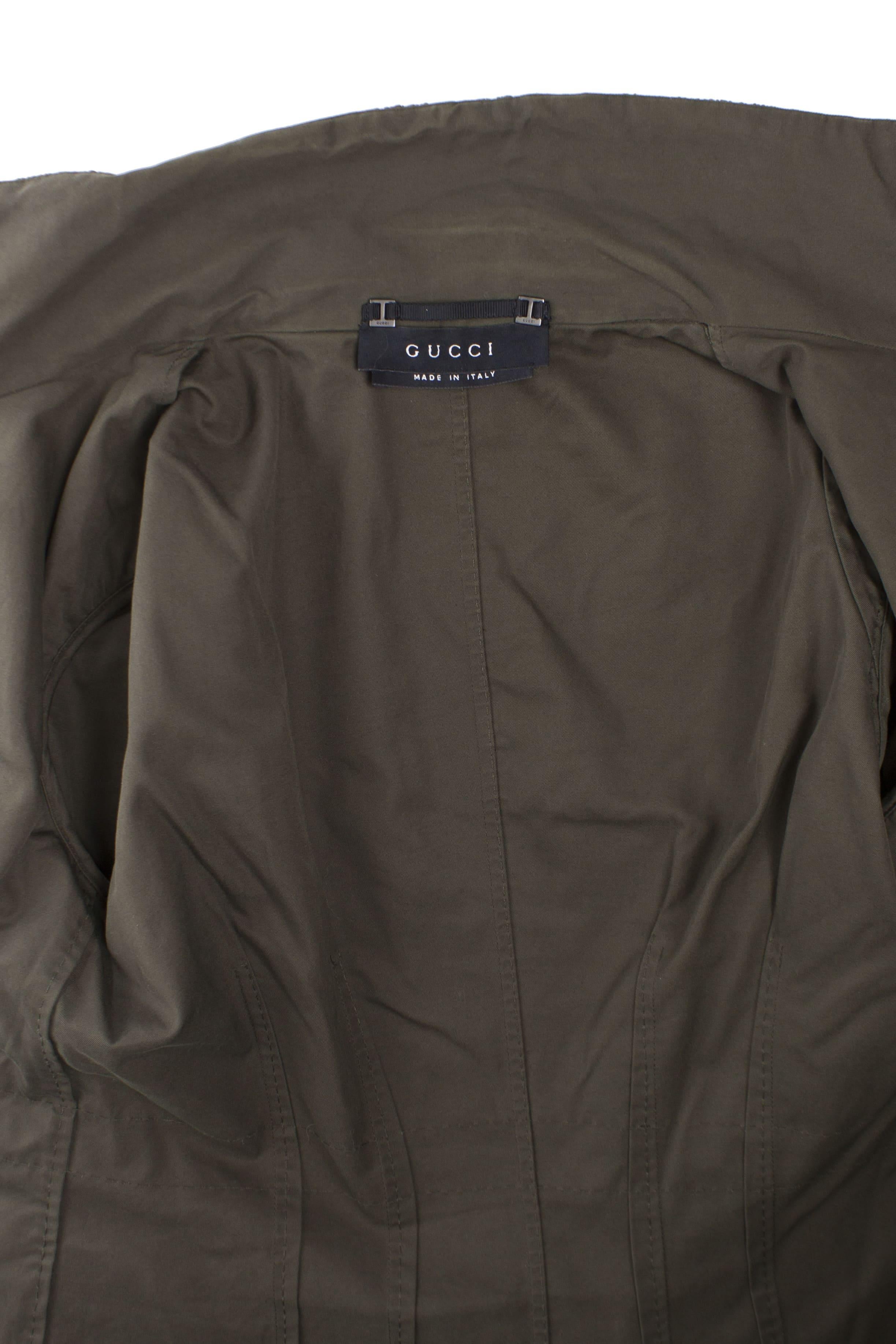 Gucci, Green cotton jacket 1