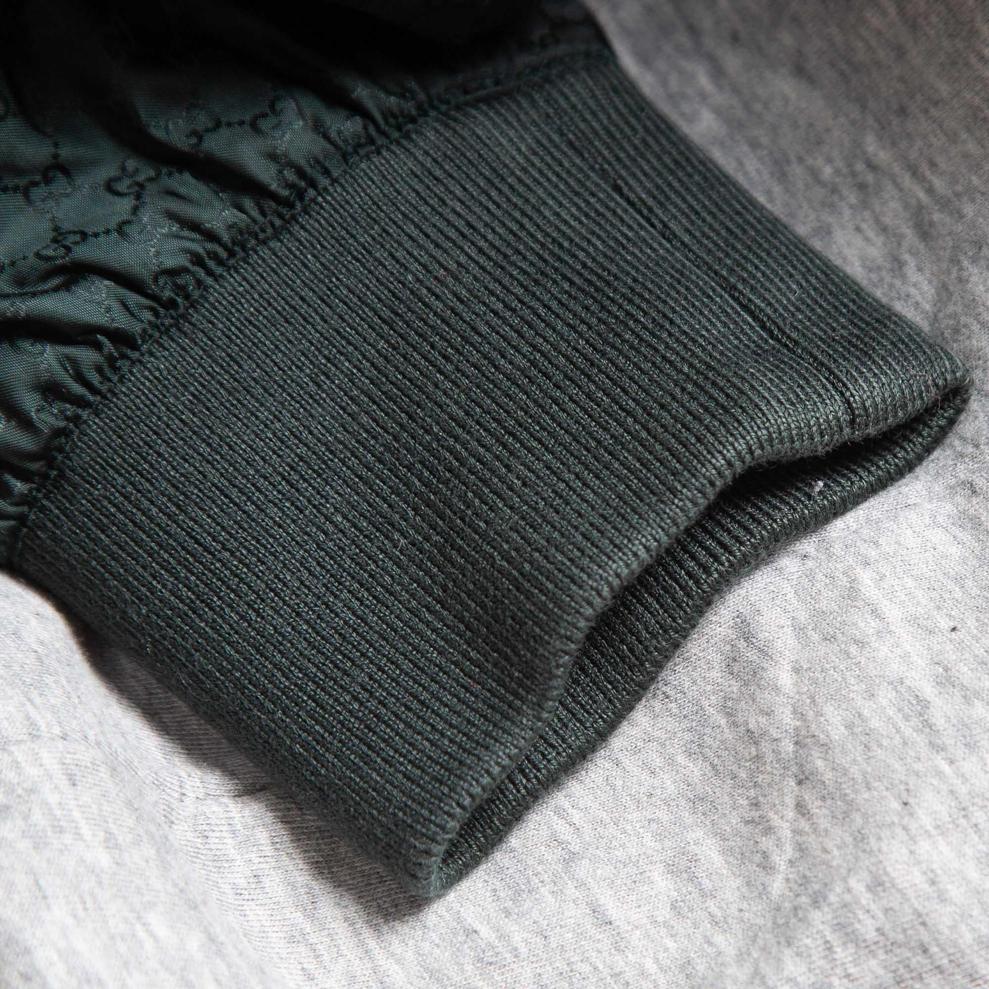 Men's Gucci Green GG Monogram Synthetic Bomber Jacket M