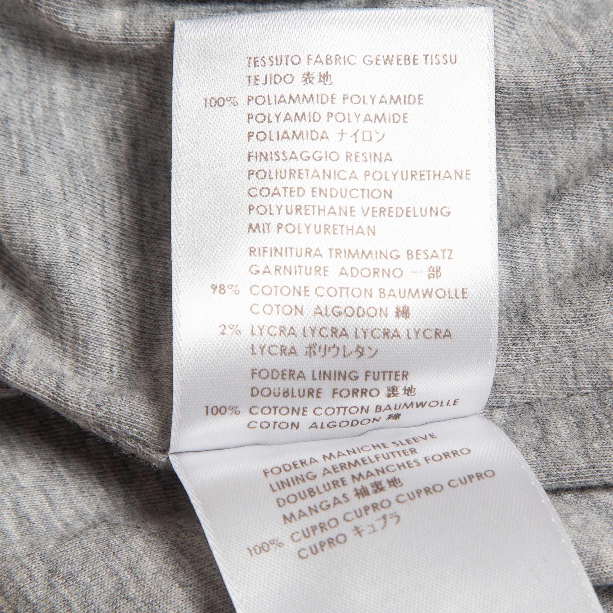 Gucci Green GG Monogram Synthetic Bomber Jacket M 3