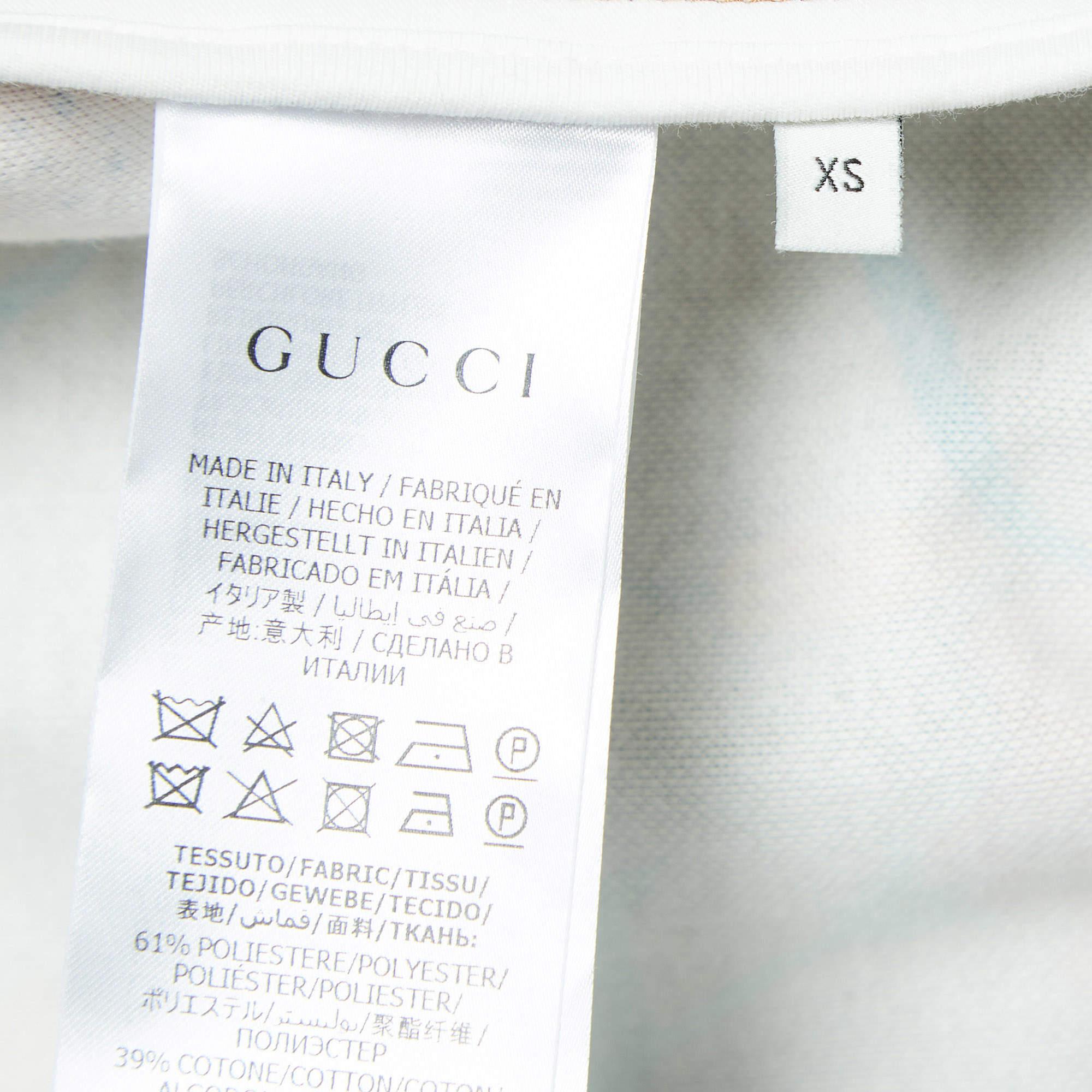 Chaqueta de chándal con cremallera y estampado floral GG Supreme verde de Gucci XS en venta 1