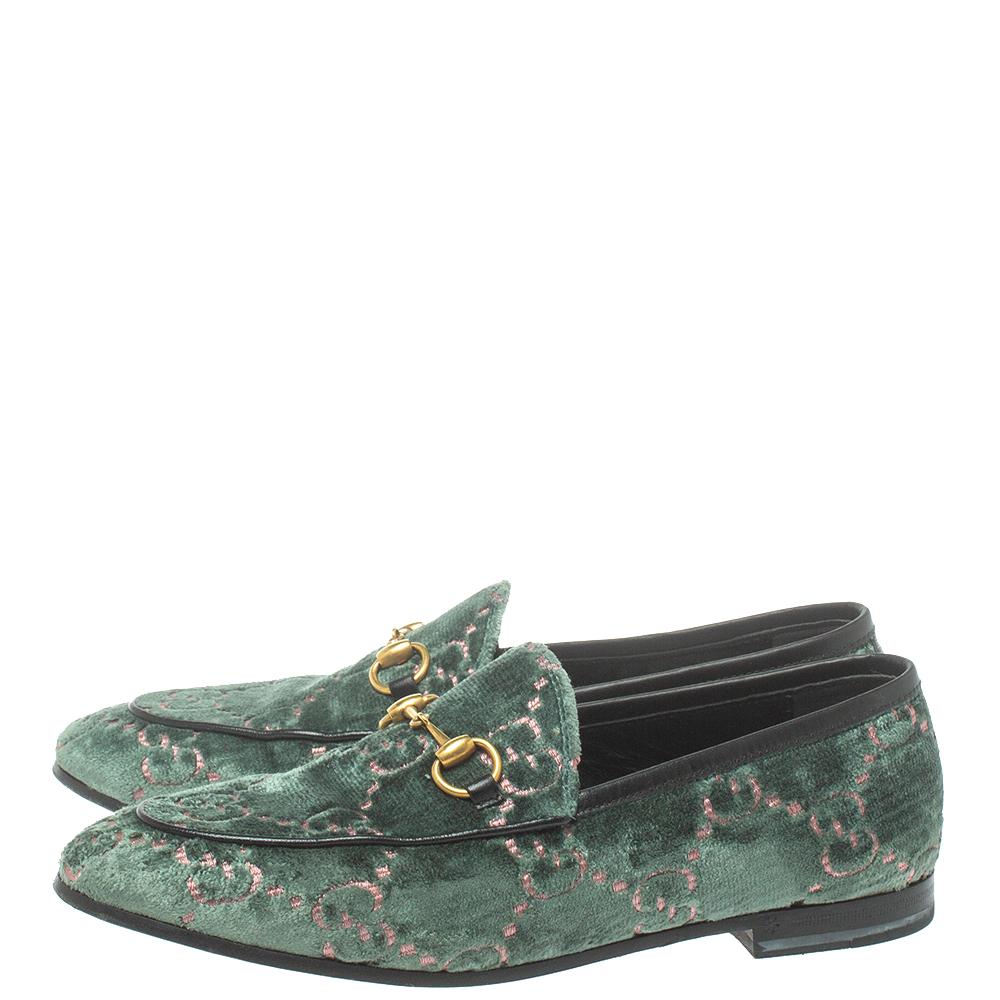 gucci green loafers