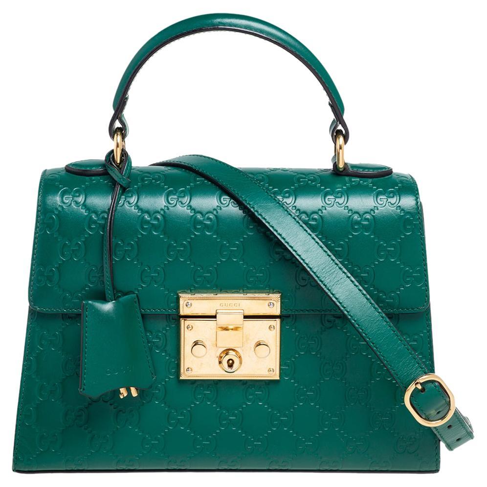 Gucci By Tom Ford Green leather 