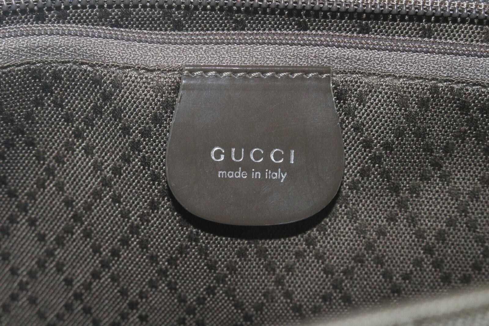 Gucci Grünes Leder 2-Wege-Bambus 7GK1129K im Angebot 6