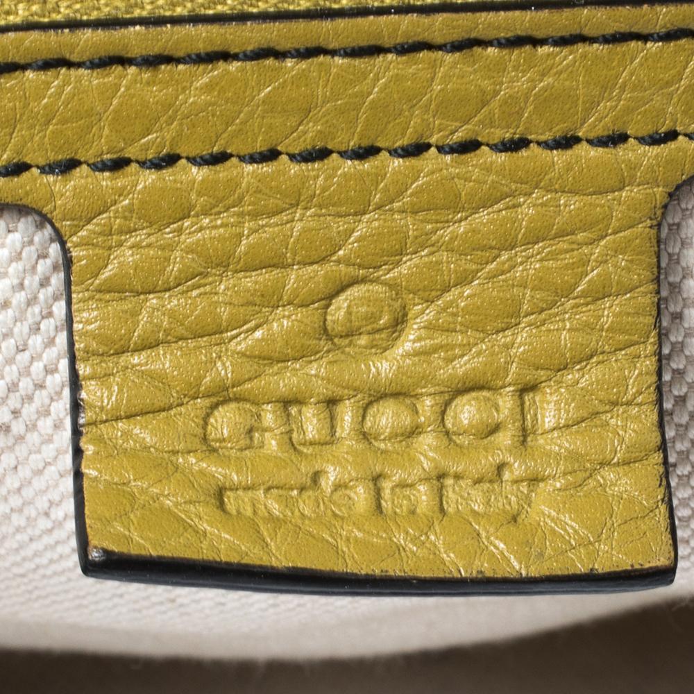 Gucci Green Leather Emily Hobo 5