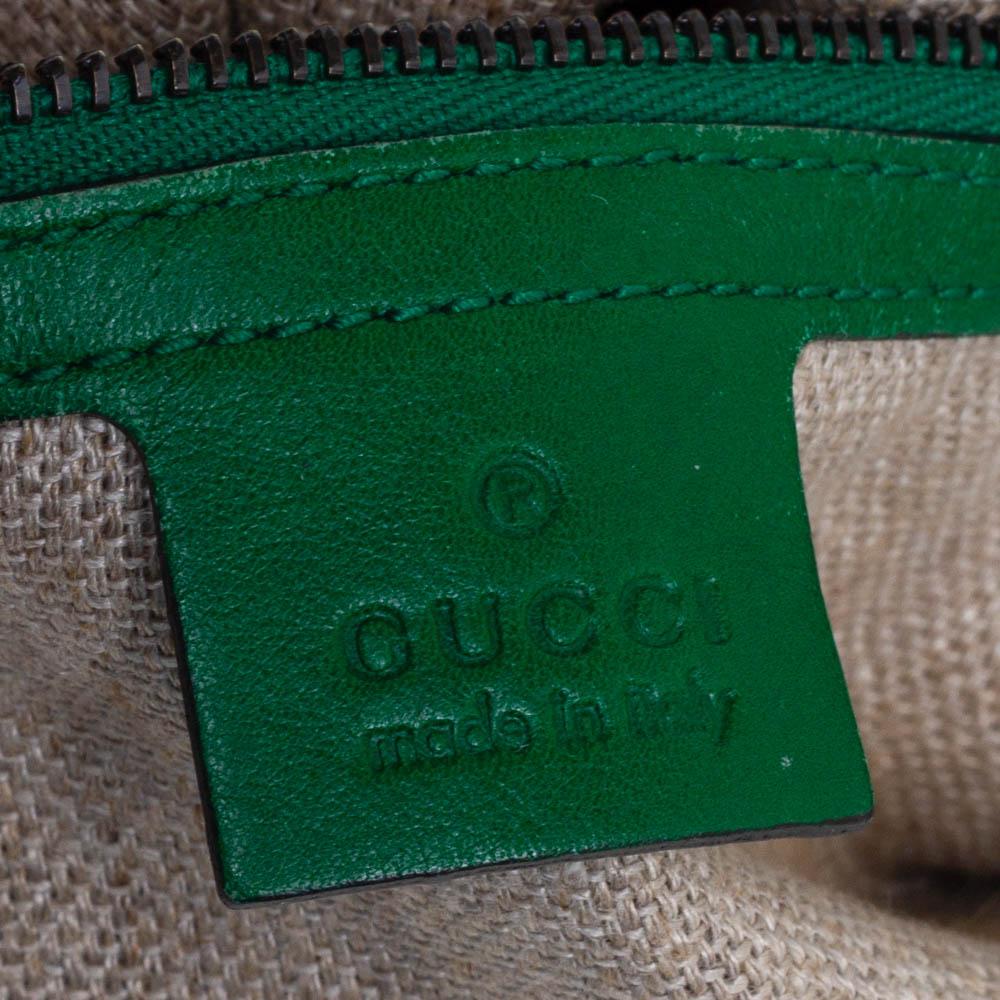 Gucci Green Leather Large Gucci 1970 Shoulder Bag 3