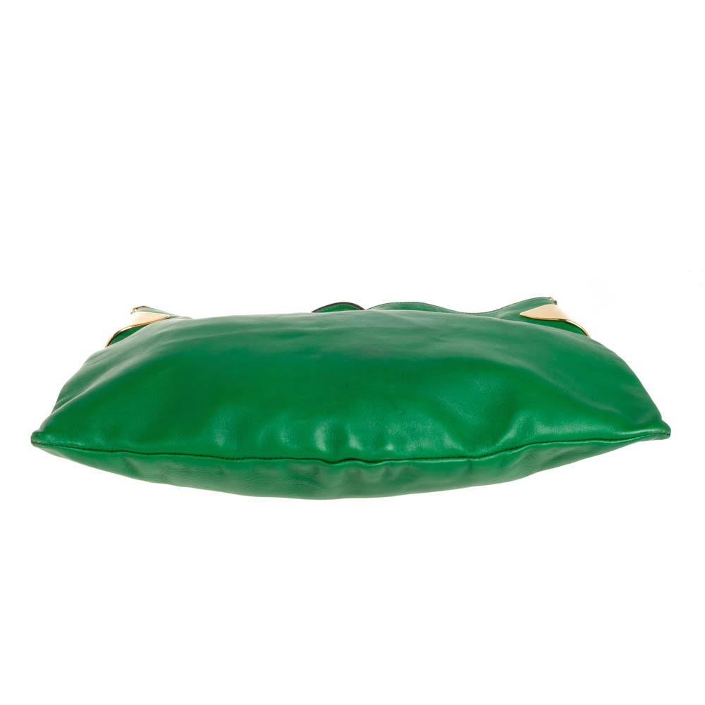 green designer bag