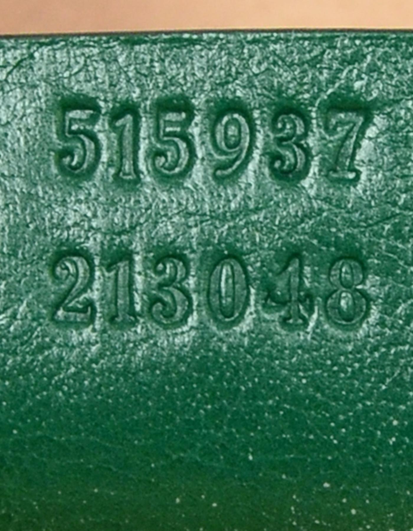 Gucci Green Leather Large (Re)Belle Tote Bag 1