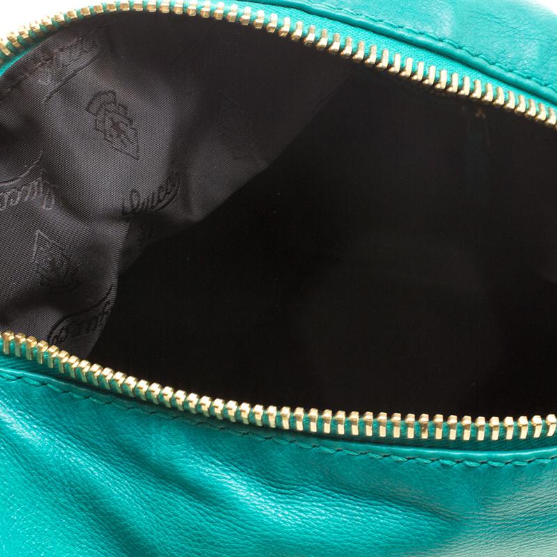Gucci Green Leather Medium Darwin Convertible Backpack Bag 2