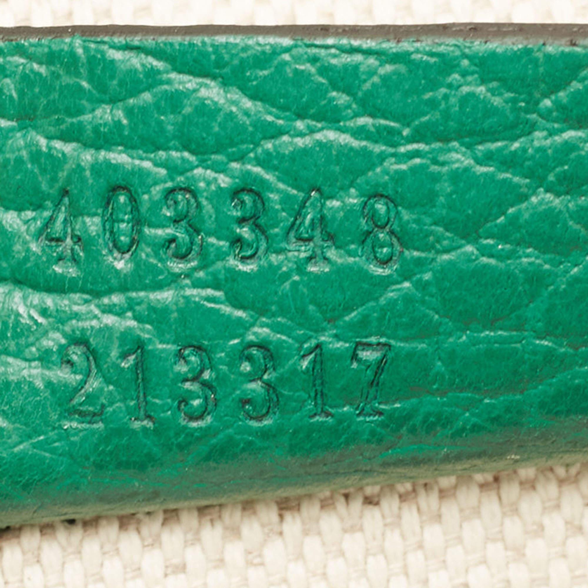 Gucci Green Leather Medium Dionysus Shoulder Bag 7
