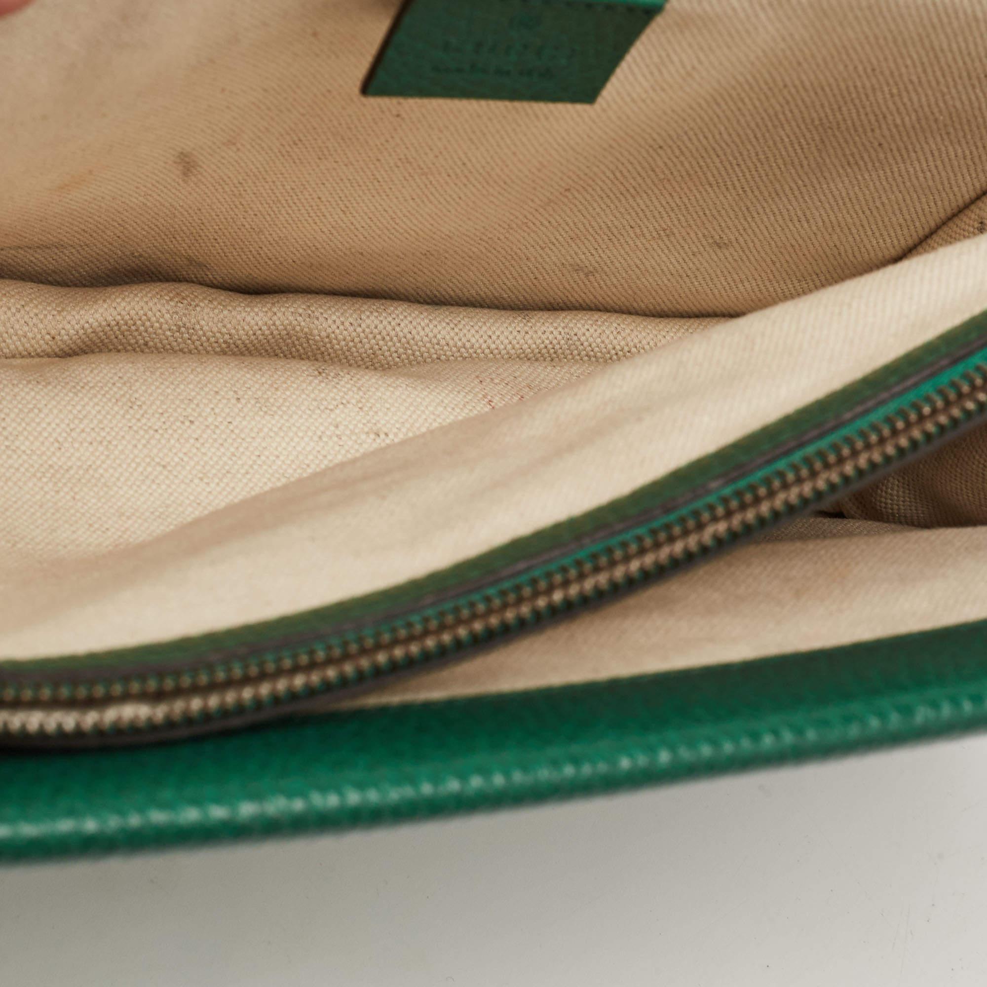 Gucci Green Leather Medium Dionysus Shoulder Bag For Sale 1