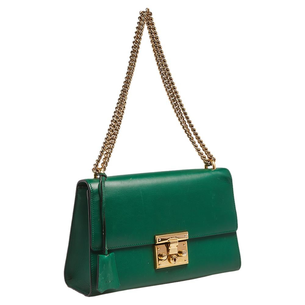 gucci padlock green