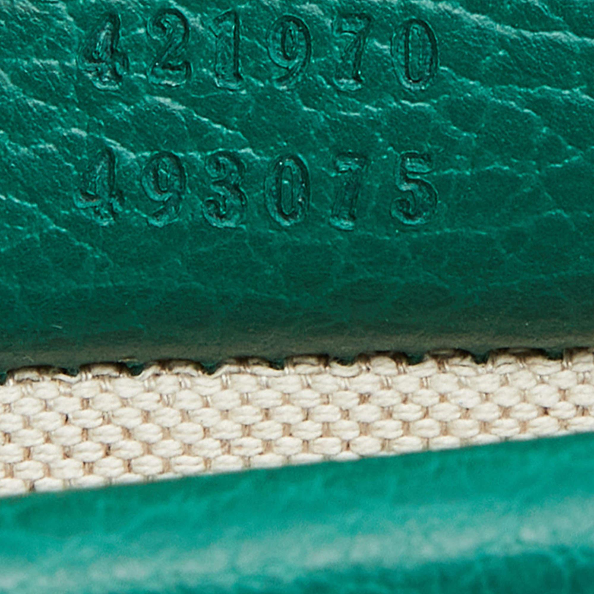 Gucci Green Leather Mini Dionysus Shoulder Bag 6