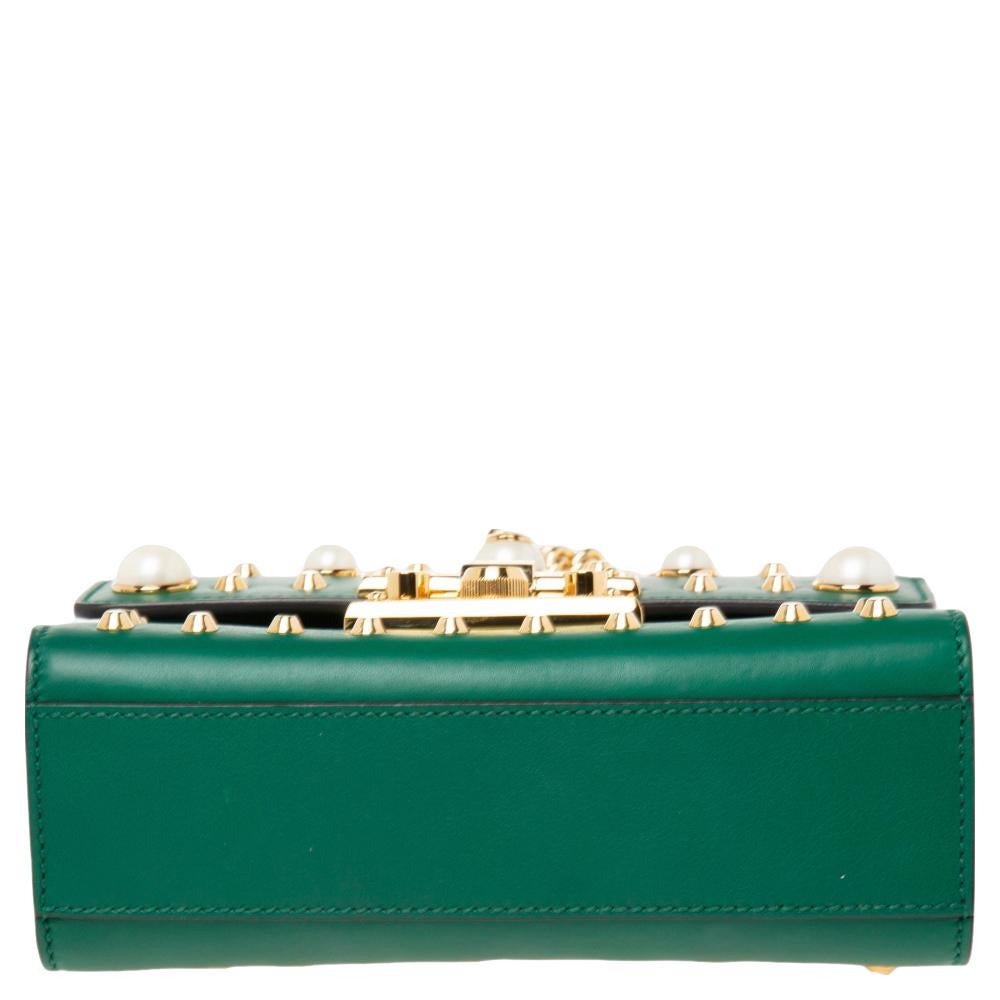Gucci Green Leather Small Padlock Shoulder Bag at 1stDibs | gucci ...