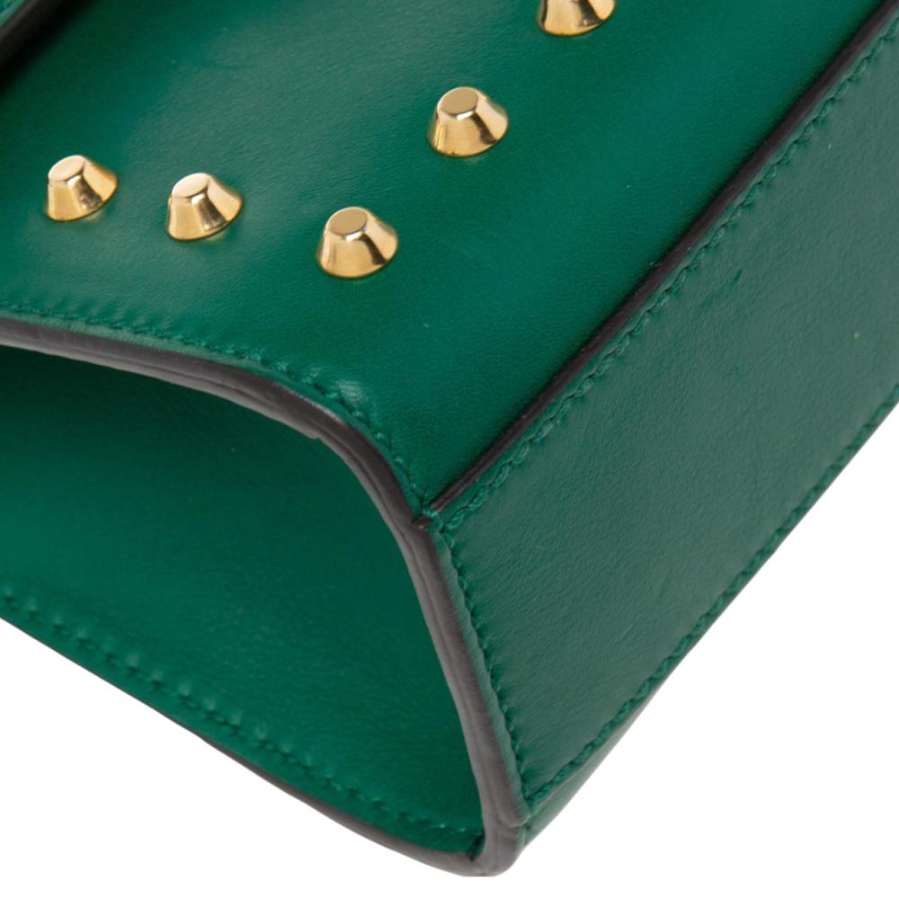Gucci Green Leather Small Padlock Shoulder Bag 1