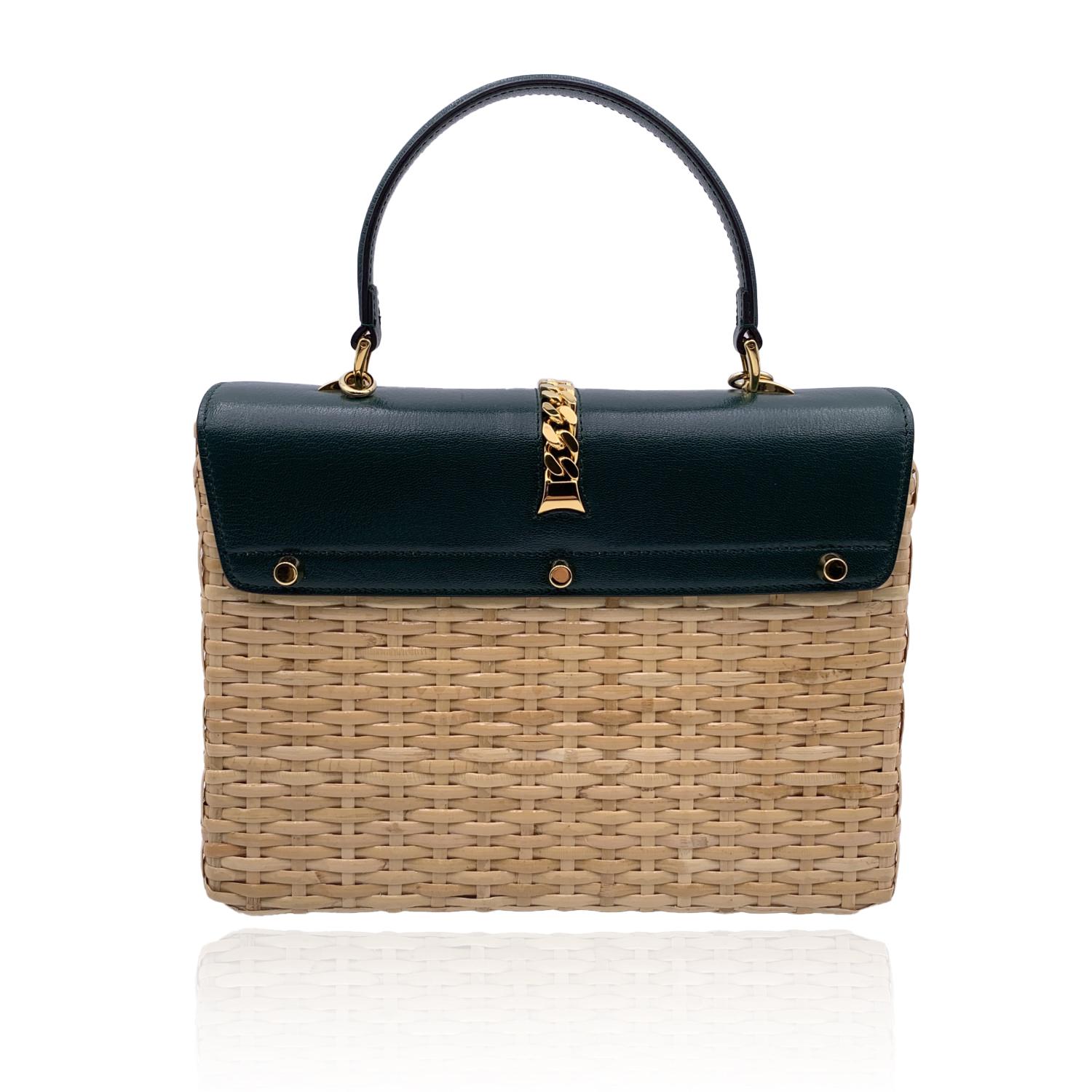 gucci wicker bag
